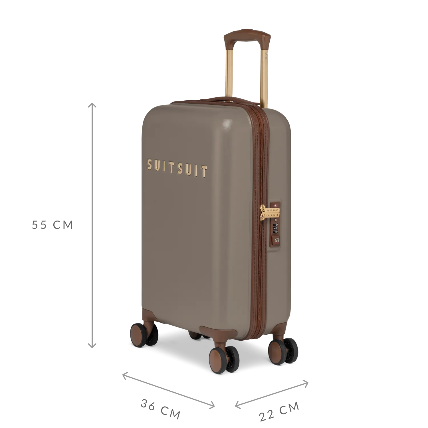 Fab Seventies - Taupe - Safe Travels Set (20/28 INCH)