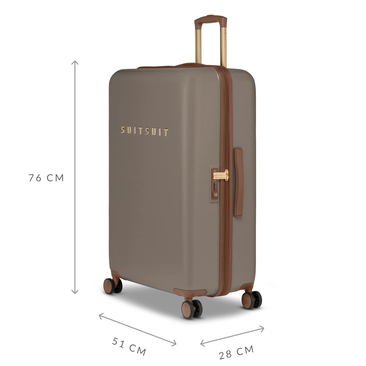 Fab Seventies - Taupe - Safe Travels Set (20/28 INCH)