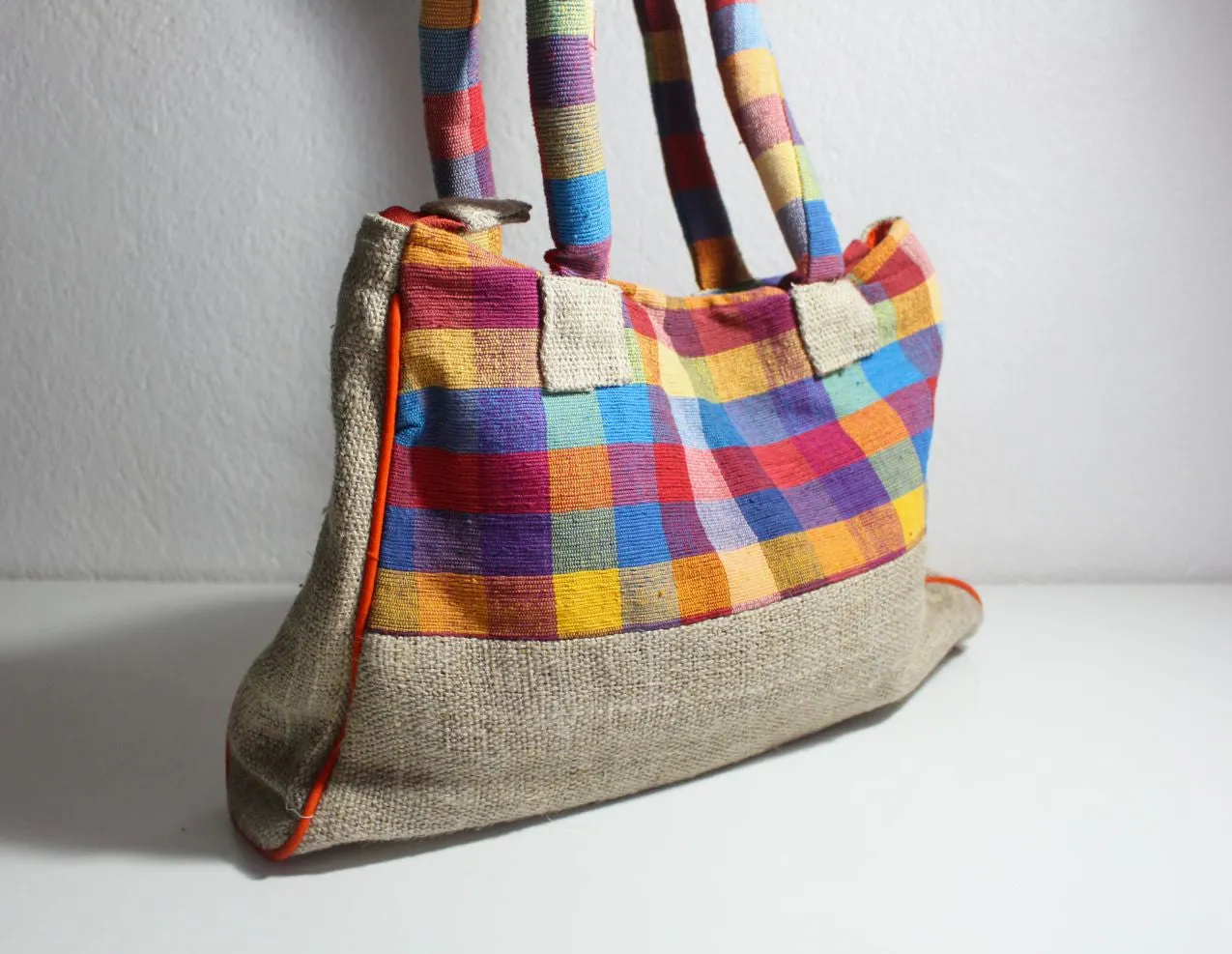 Fair Trade Allo(Nettle) Cotton Shoulder Bag