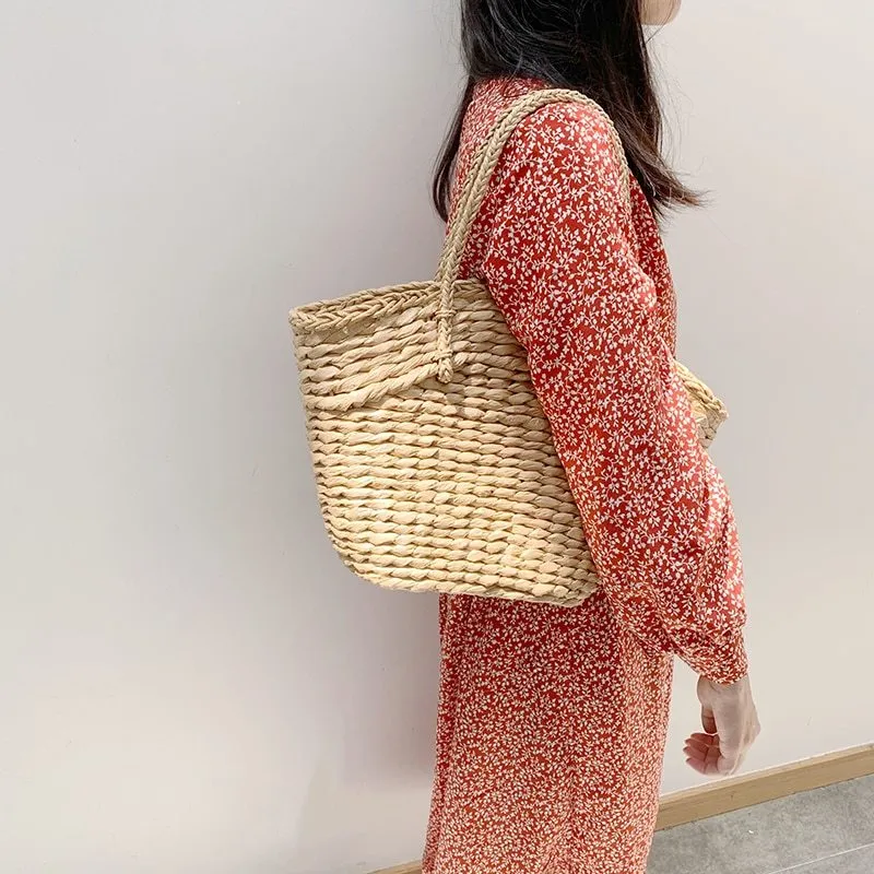 Fashion Rattan Handbags Wicker Lady Bags