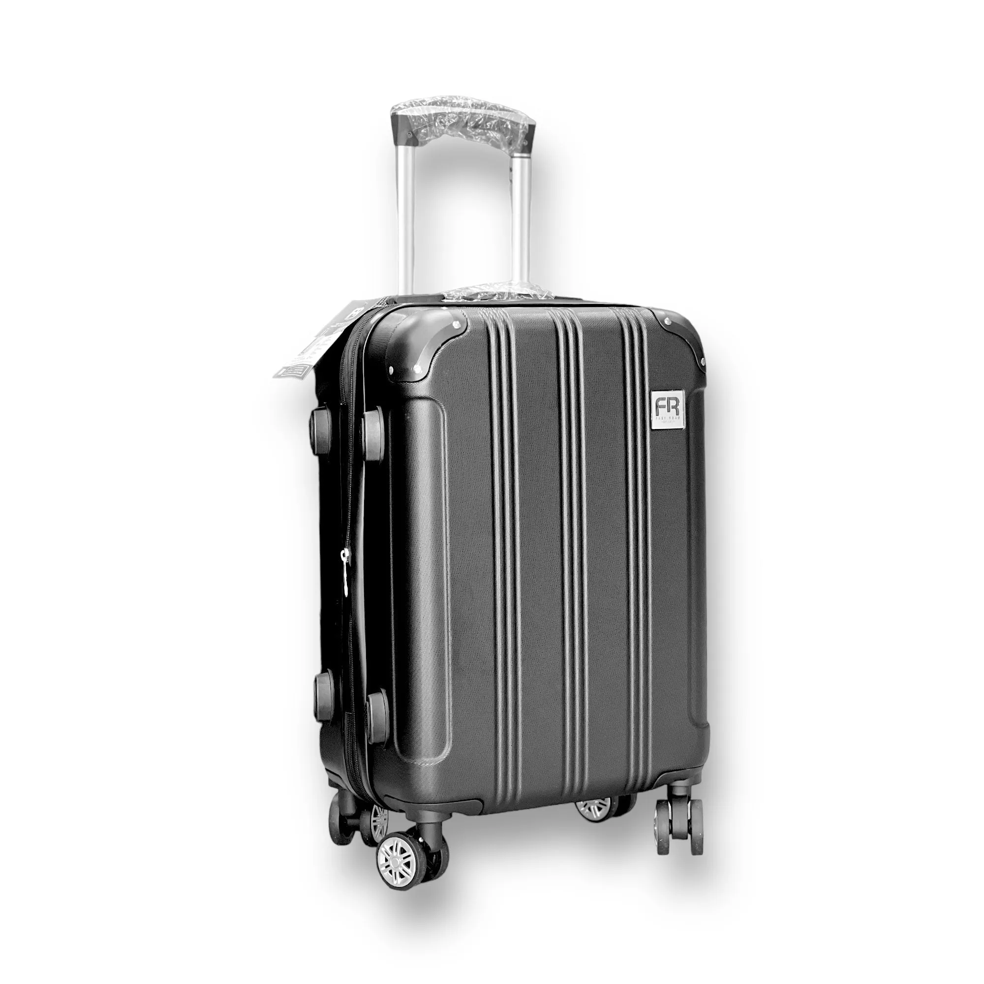 Fast Road Hardside Expandable Roller Luggage Sky Black, Carry-on 20 inch