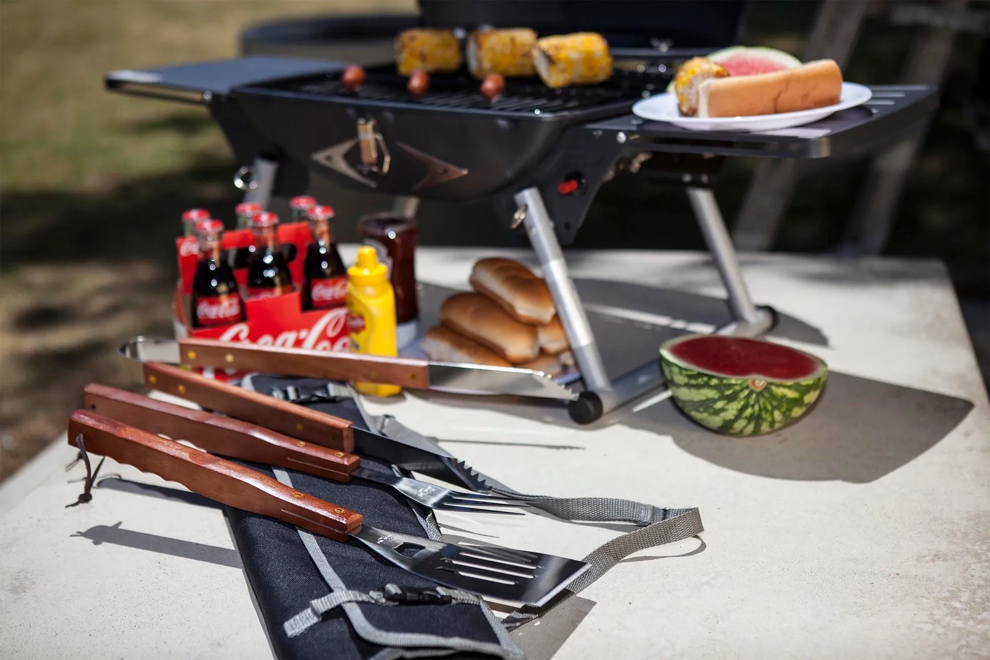 Florida Gators - 3-Piece BBQ Tote & Grill Set