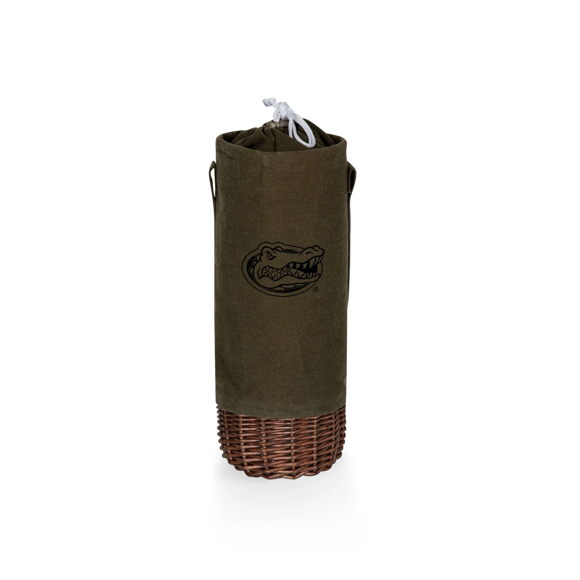 Florida Gators - Malbec Insulated Canvas and Willow Wine Bottle Basket