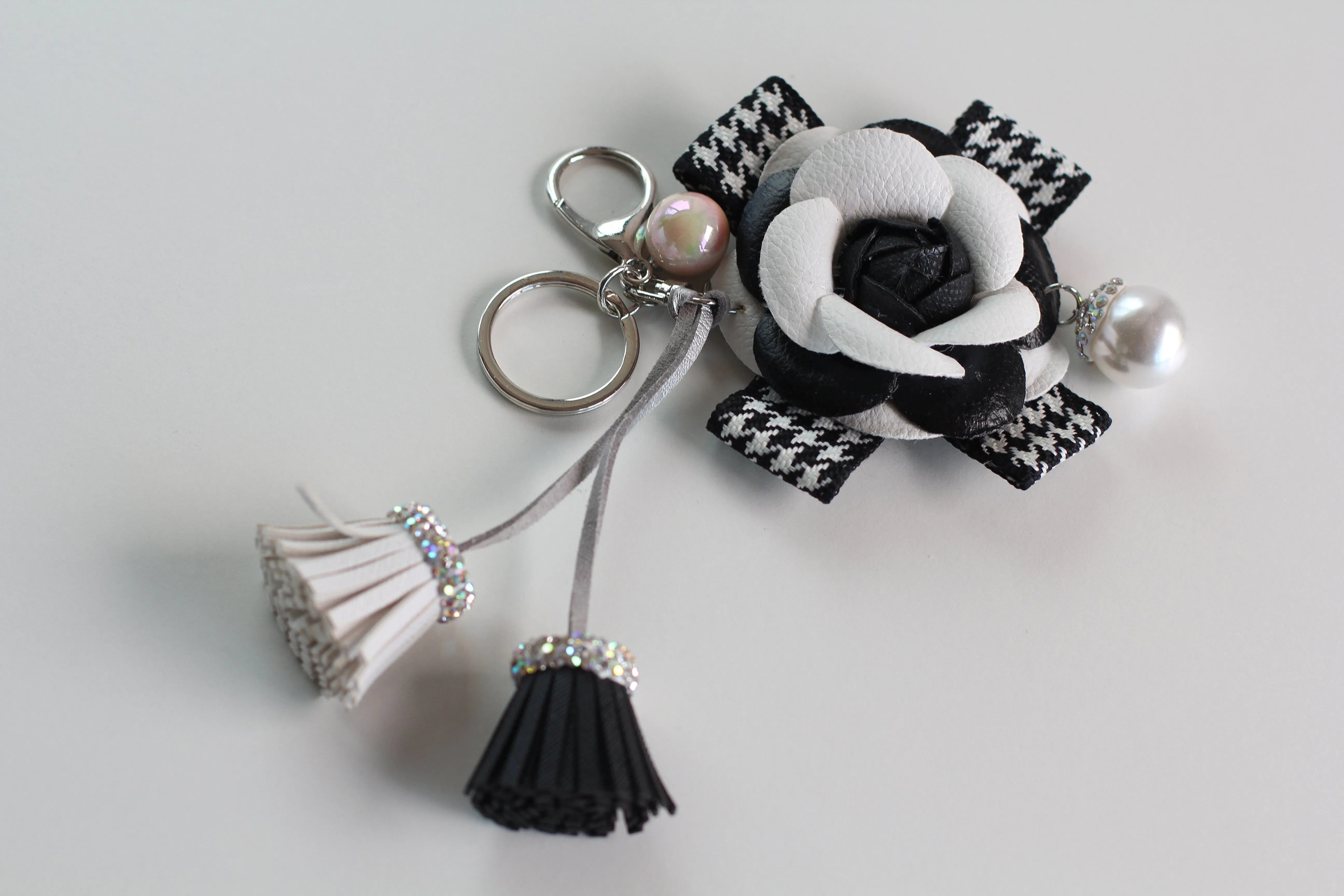 Flower Tassel Keyring / Bag Charm