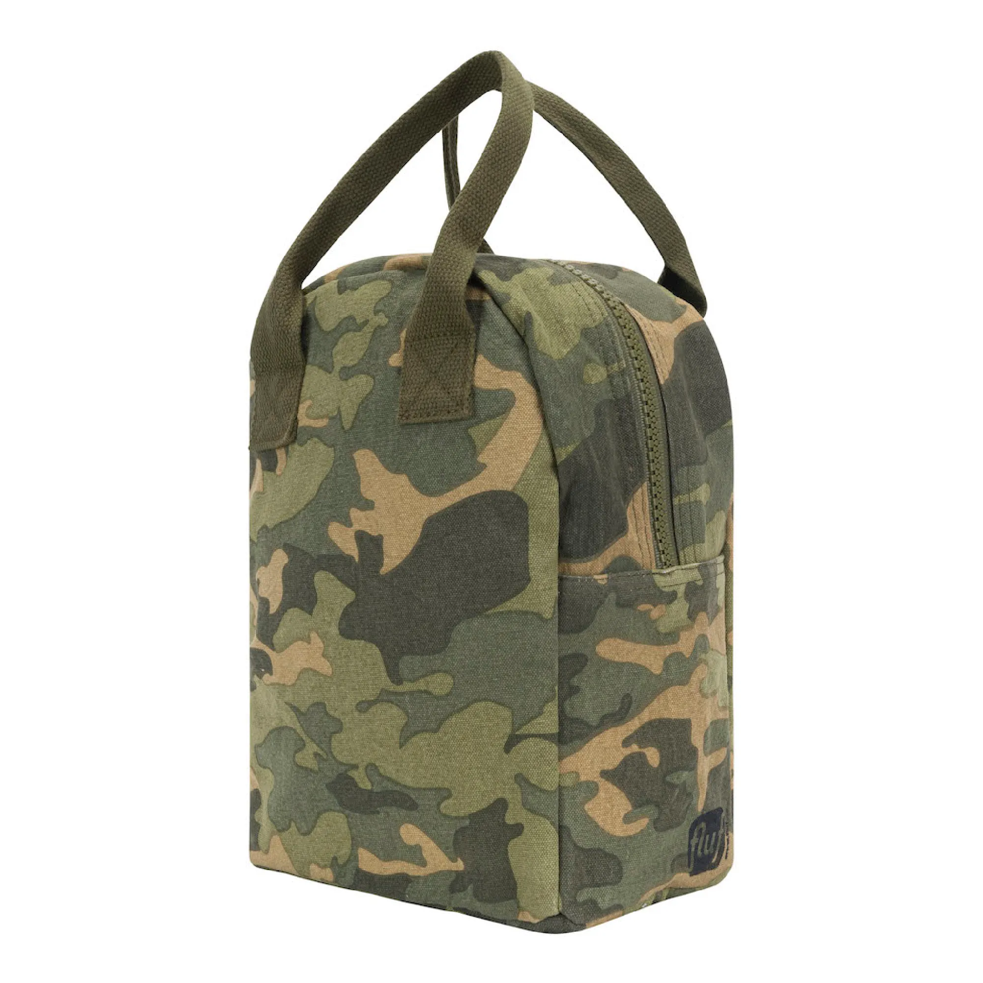 Fluf Zipper Lunch Bag - Camo