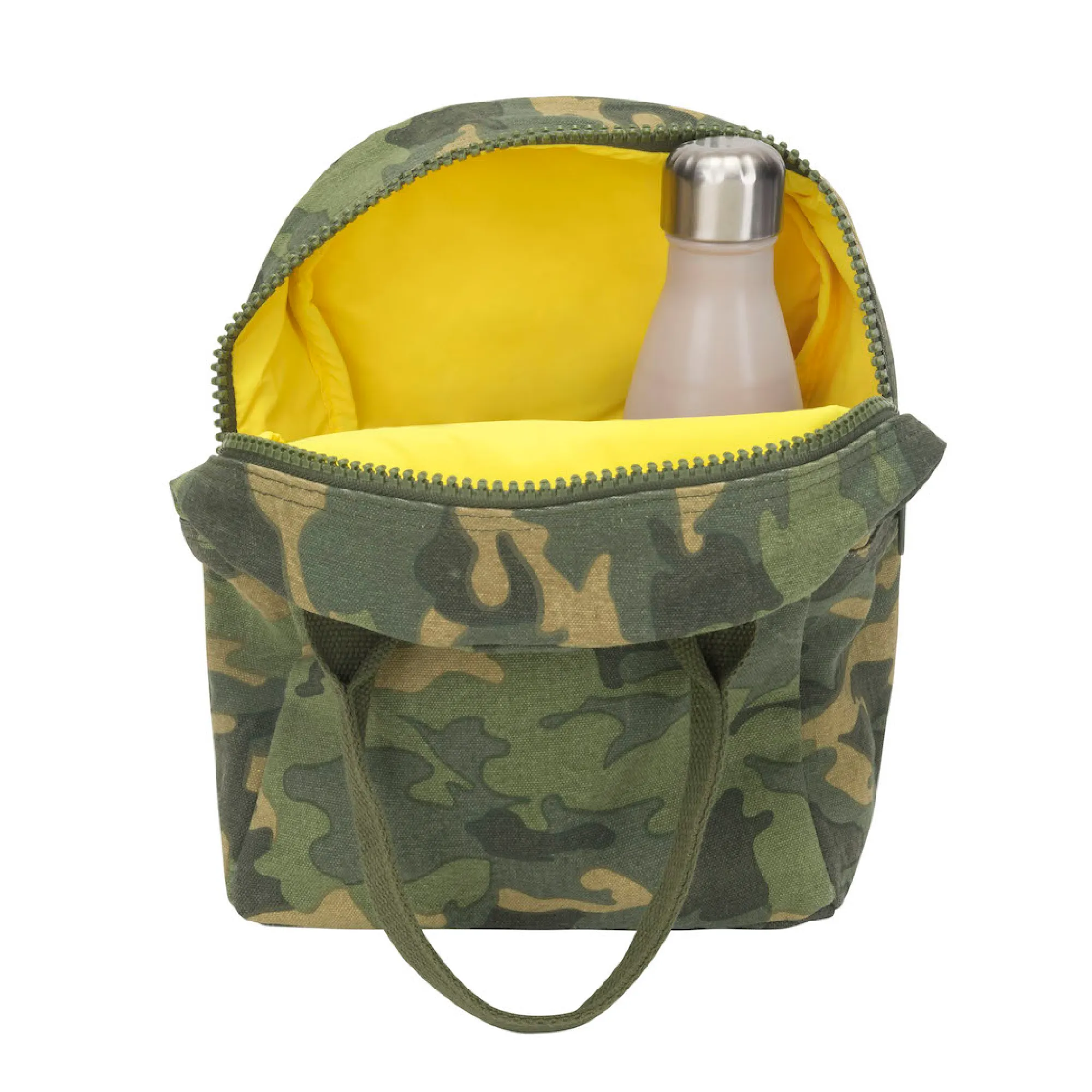 Fluf Zipper Lunch Bag - Camo