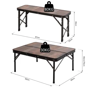 Folding Camping Table And Chair Set