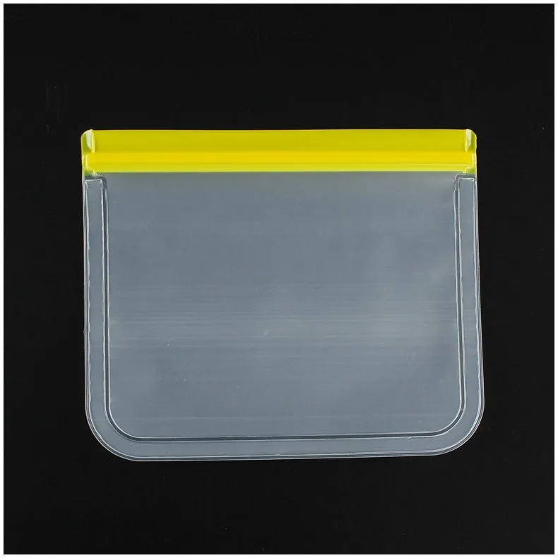 Food Bag Semi Transparent Frosted Self Sealing Storage