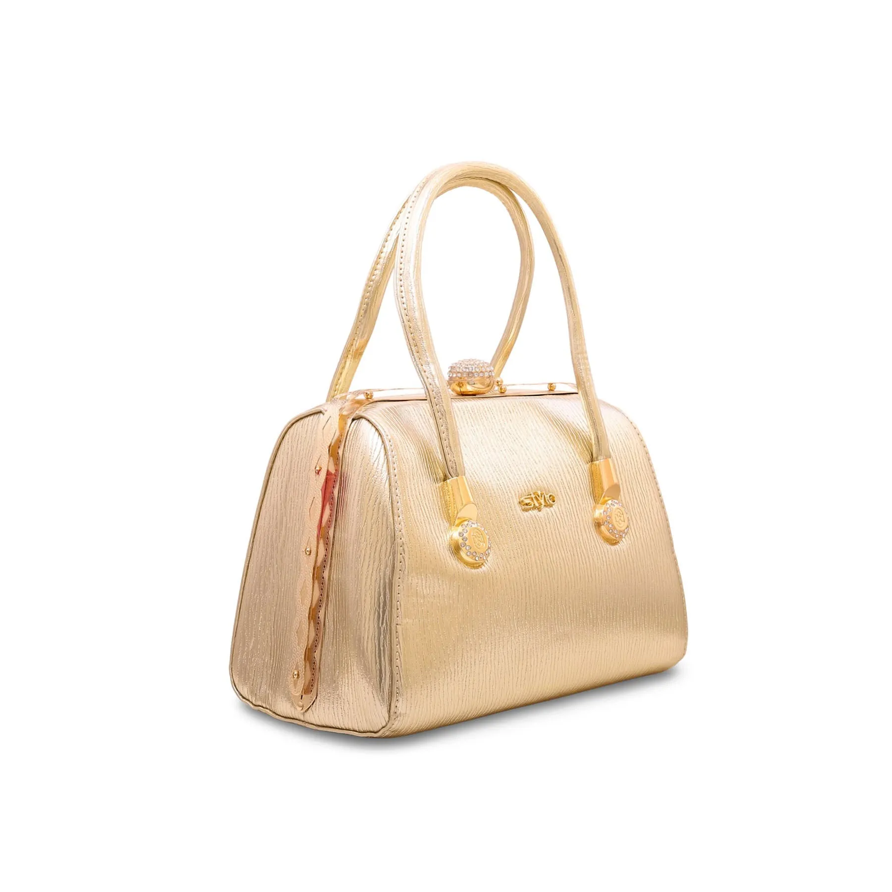 Golden Fancy Hand Bag P35843