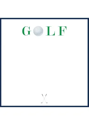 GOLF SLAB NOTEPAD