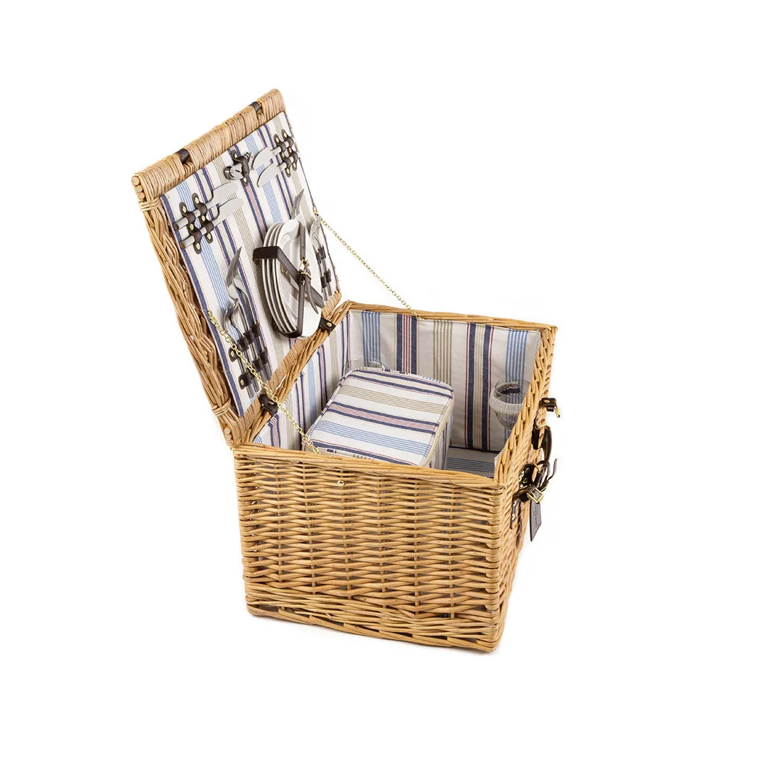 Greenfield Collection Ludlow Willow Picnic Hamper for Four People