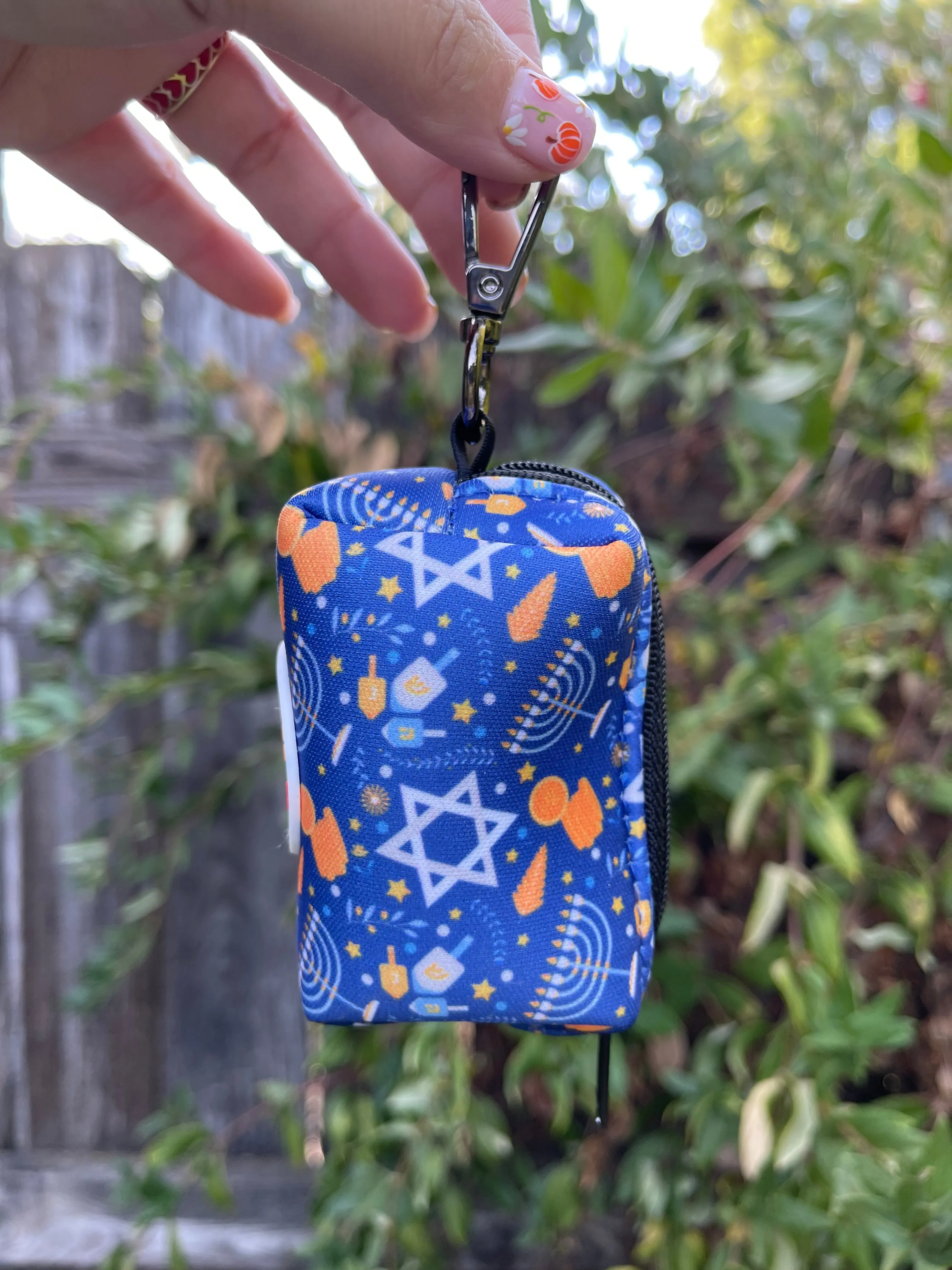 Happy Hanukkah - Dog Poop Bag Holder