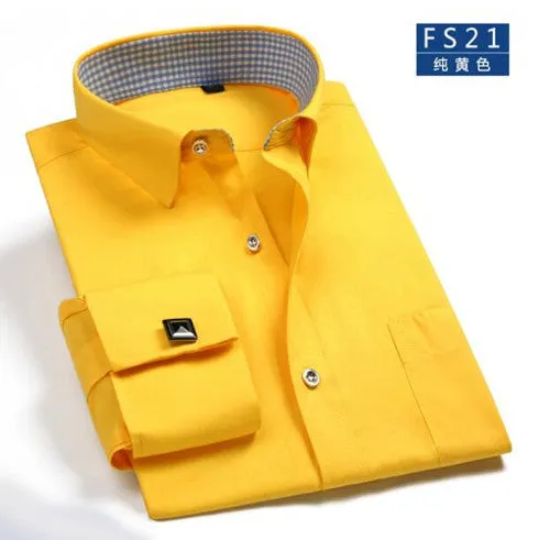 High Quality Solid Long Sleeve Shirt #FSXX