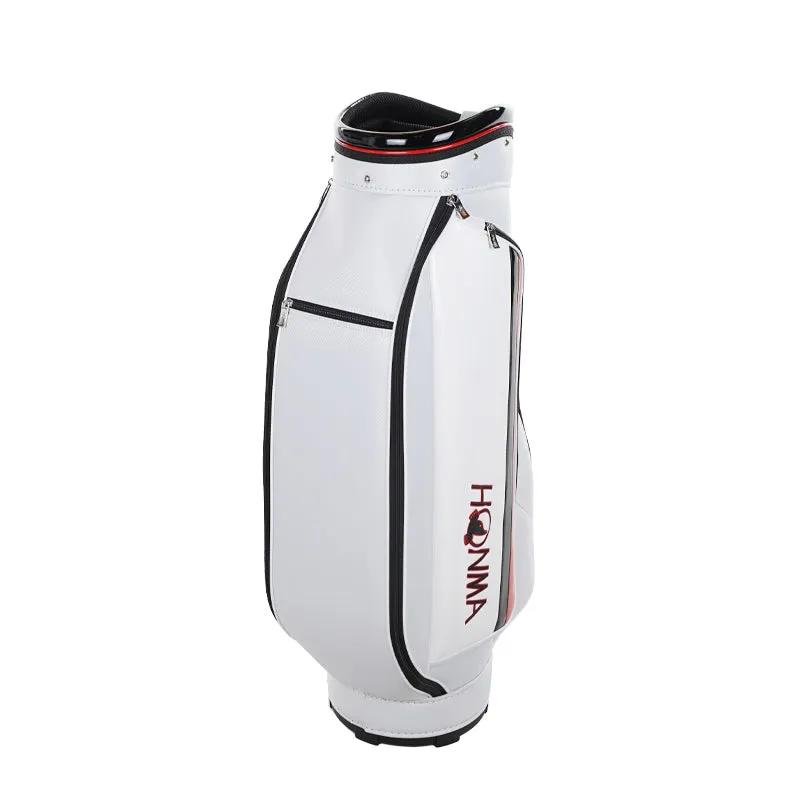 HONMA 9" Gear Entry Cart Bag (White/Red)