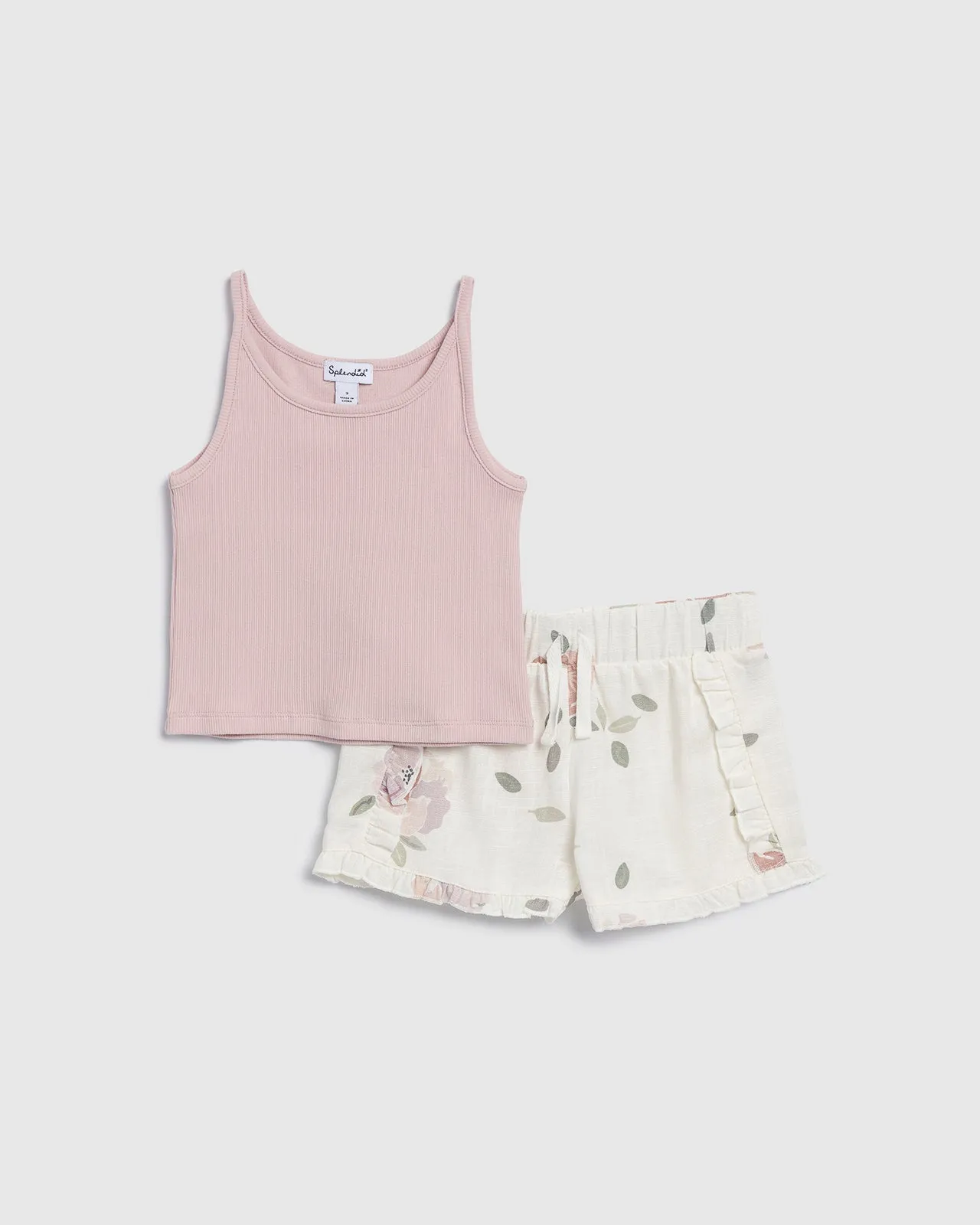 Infant Girl Spring Rose Tank Set