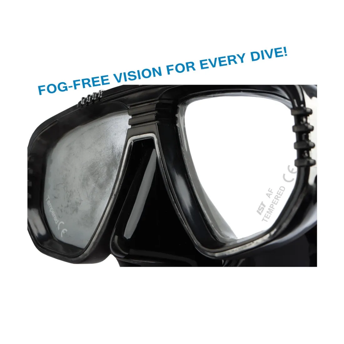 IST Hunter Anti Fog Foldable Spearfishing, Freediving Mask