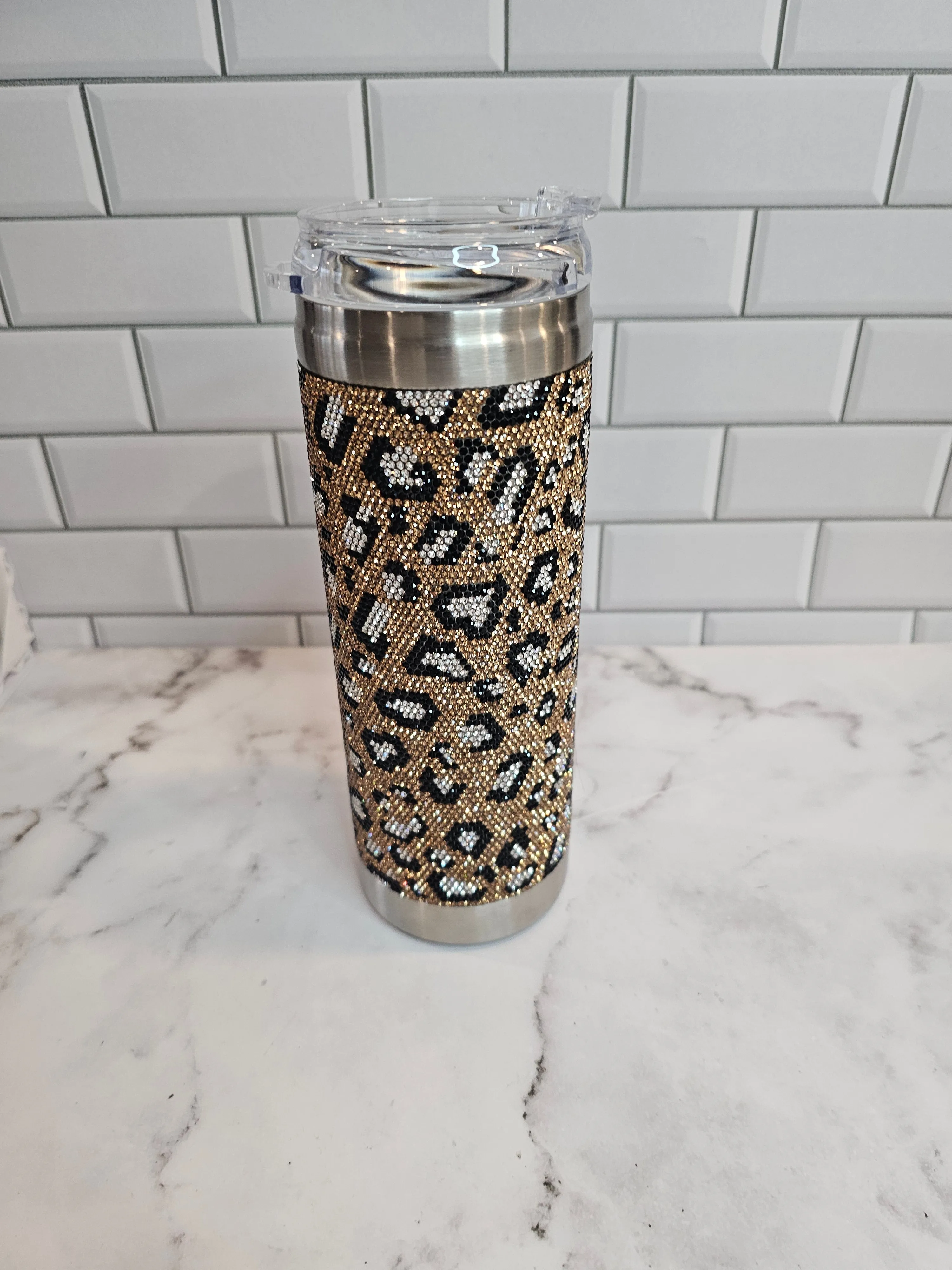 Jacueline Kent Tumbler | Cheetah Gold |Tumbler