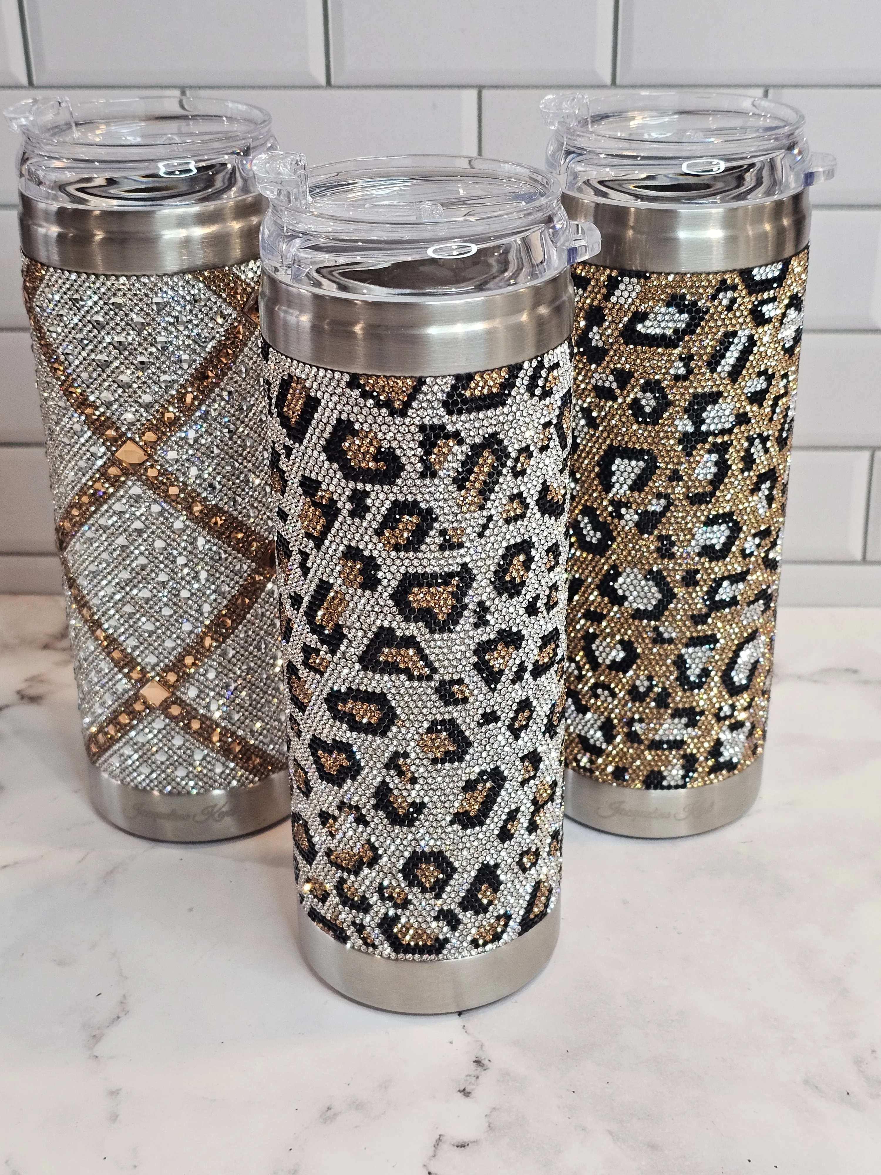 Jacueline Kent Tumbler | Cheetah Gold |Tumbler