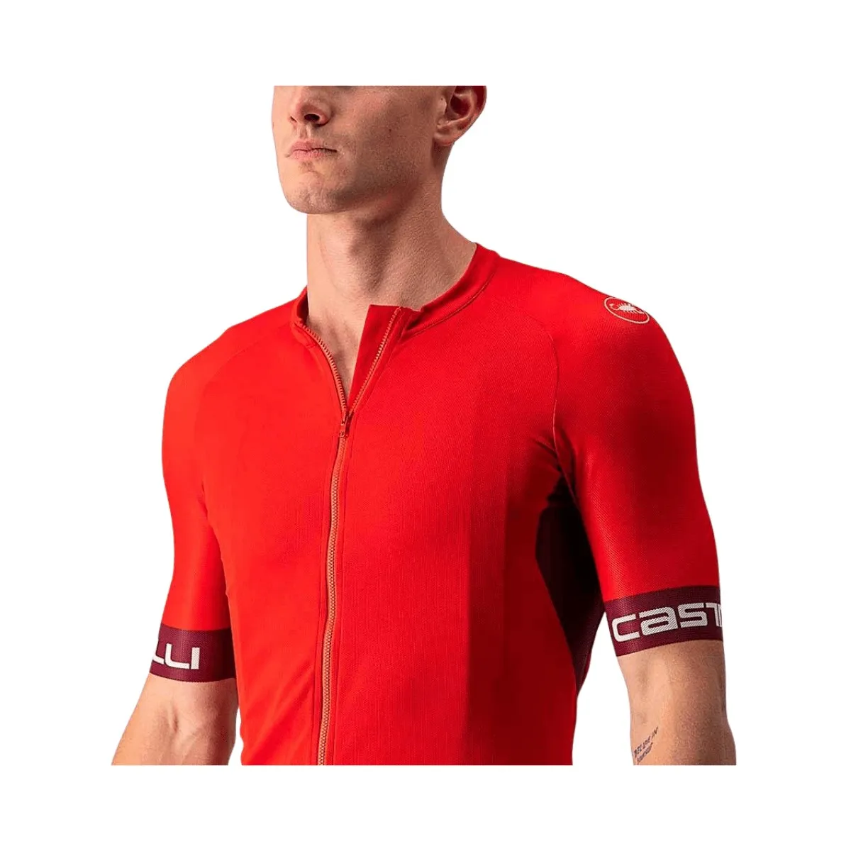 Jersey Castelli Entrata VI Short Sleeve Red