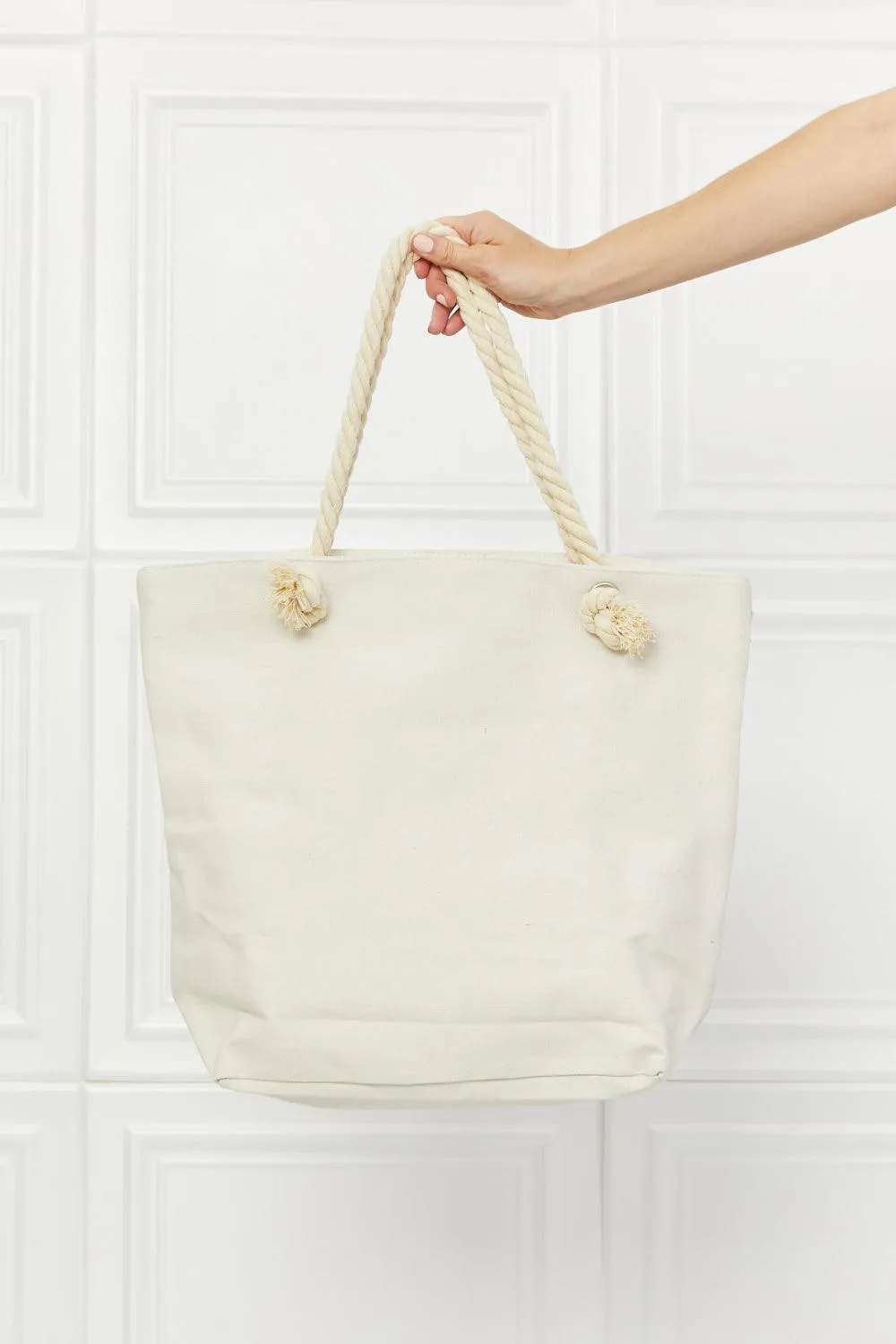 Justin Taylor Picnic Date Tassel Tote Bag