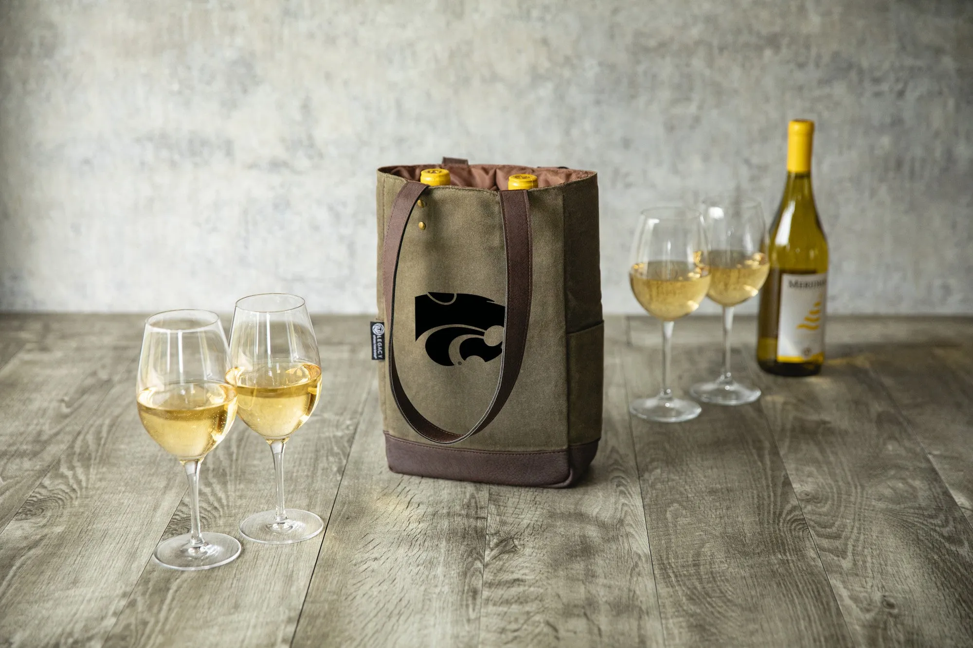 Kansas State Wildcats - 2 Bottle Insulated Wine Cooler Bag