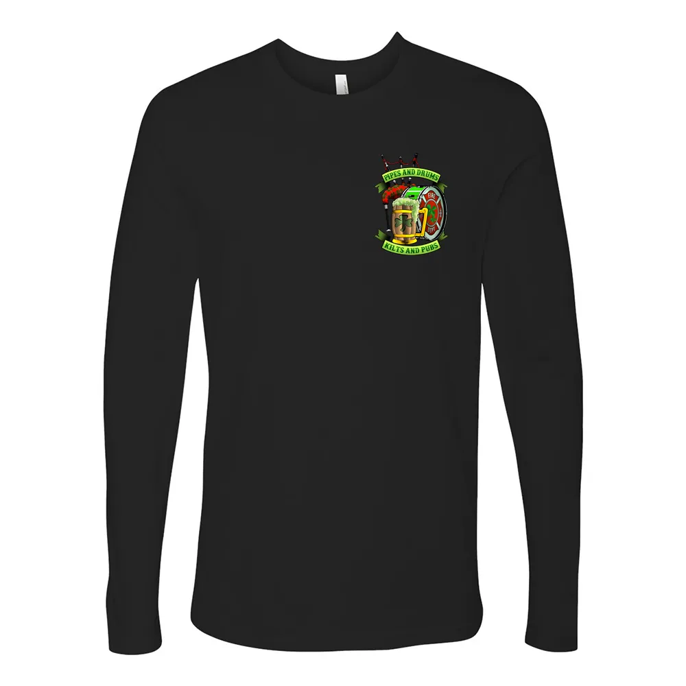 Kilts and Pubs Premium Firefighter Long Sleeve Shirt