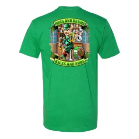 Kilts and Pubs Premium Firefighter T-Shirt