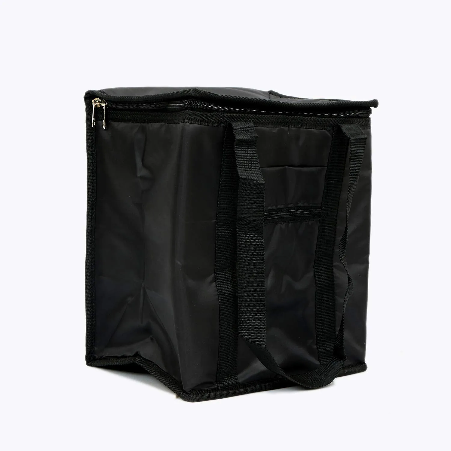 Kuber Industries Large Size Parachute Lunch Bag Suitable for 3 & 4 Compartment (Black) - CTKTC030677