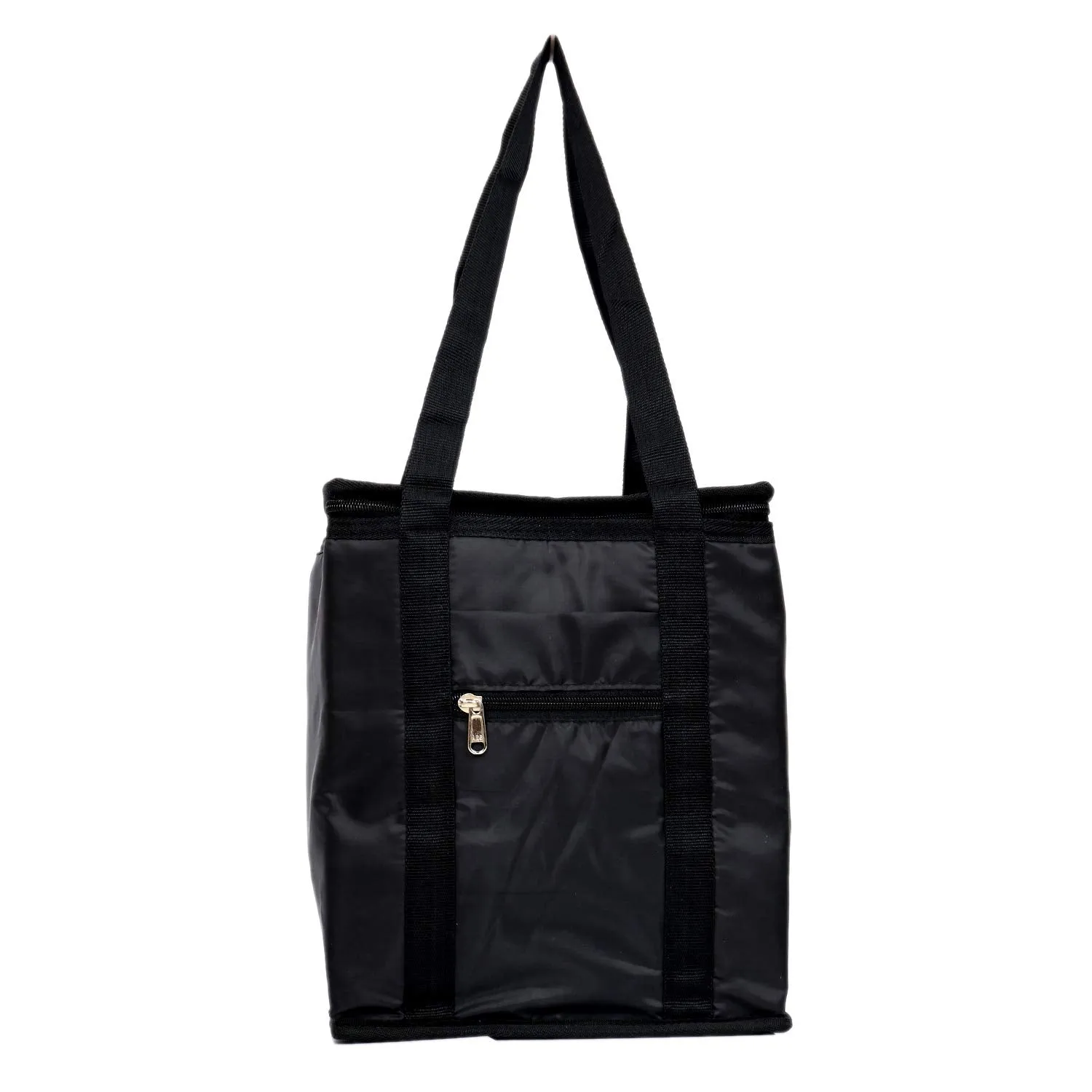 Kuber Industries Large Size Parachute Lunch Bag Suitable for 3 & 4 Compartment (Black) - CTKTC030677