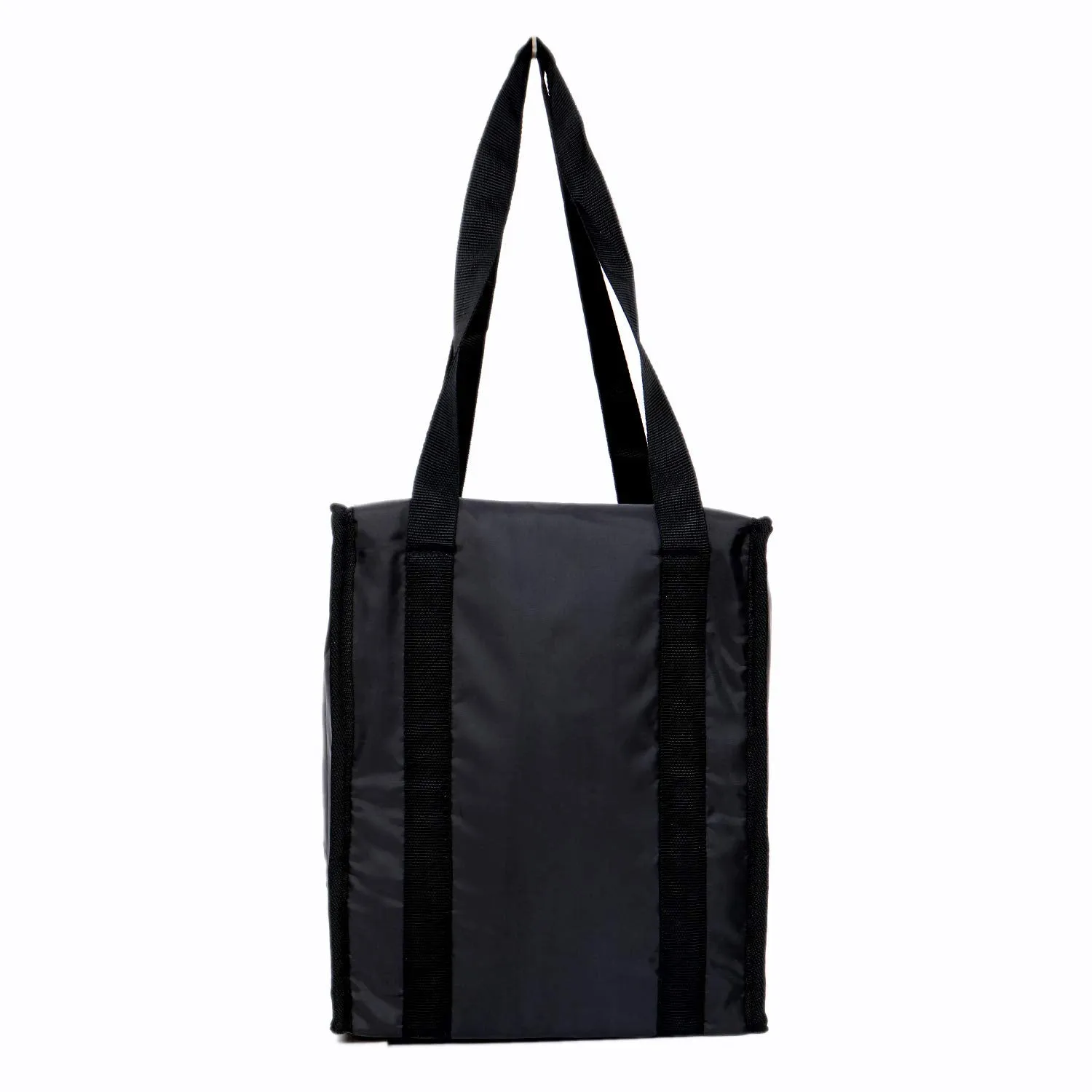 Kuber Industries Large Size Parachute Lunch Bag Suitable for 3 & 4 Compartment (Black) - CTKTC030677