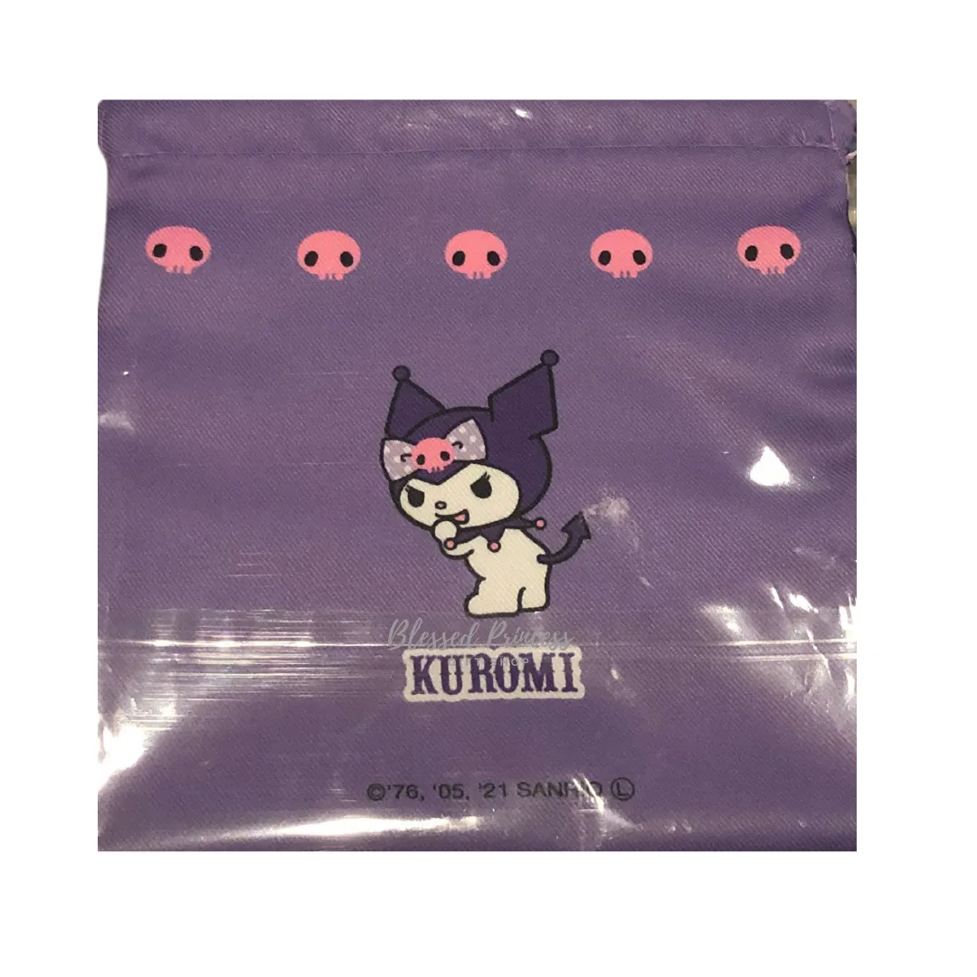 Kuromi Drawstring Bag (Large)