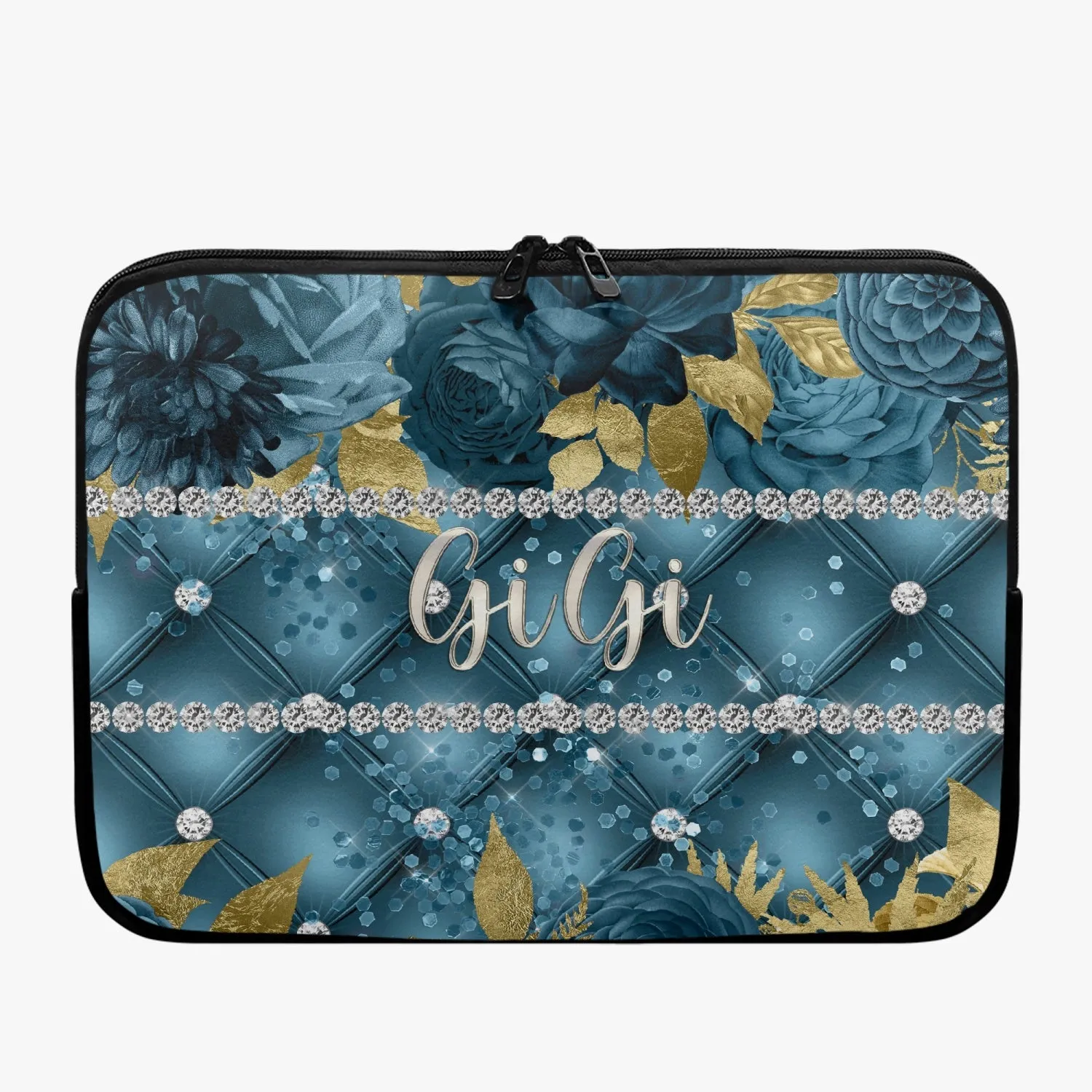 Laptop Sleeve - without handles - Teal Floral - GiGi