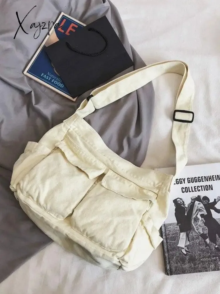 Large Canvas Satchel Bag