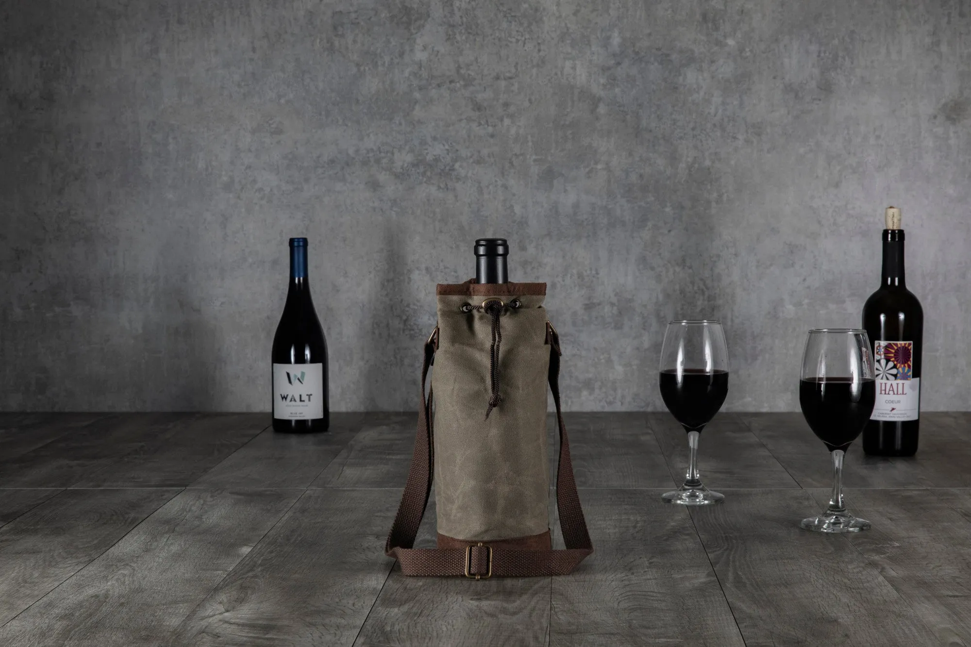 Las Vegas Raiders - Waxed Canvas Wine Tote