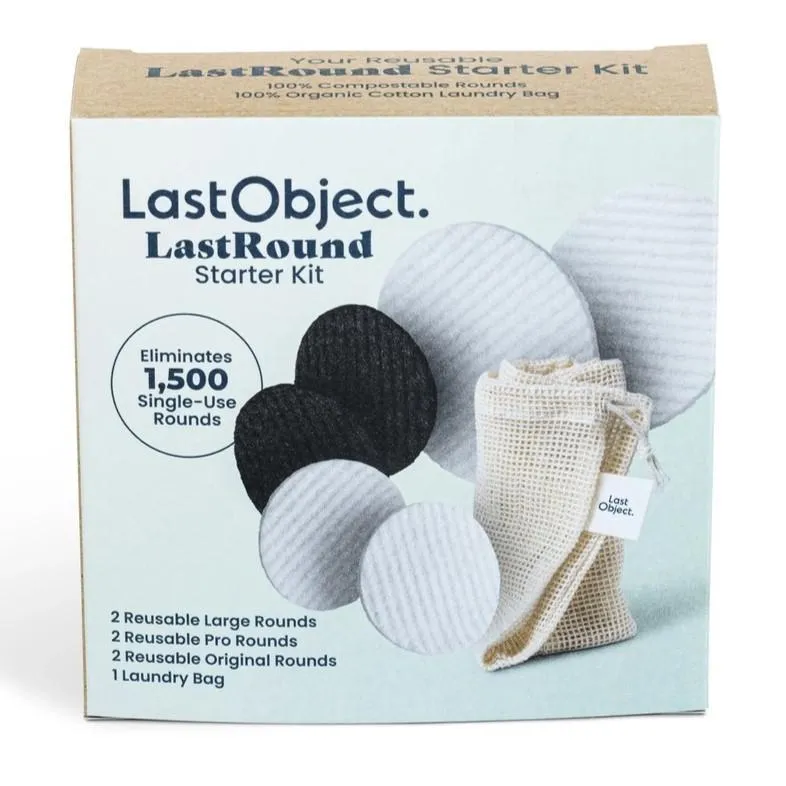 LastObject - 'LastRound Starter Kit' Compostable Rounds & Laundry Bag