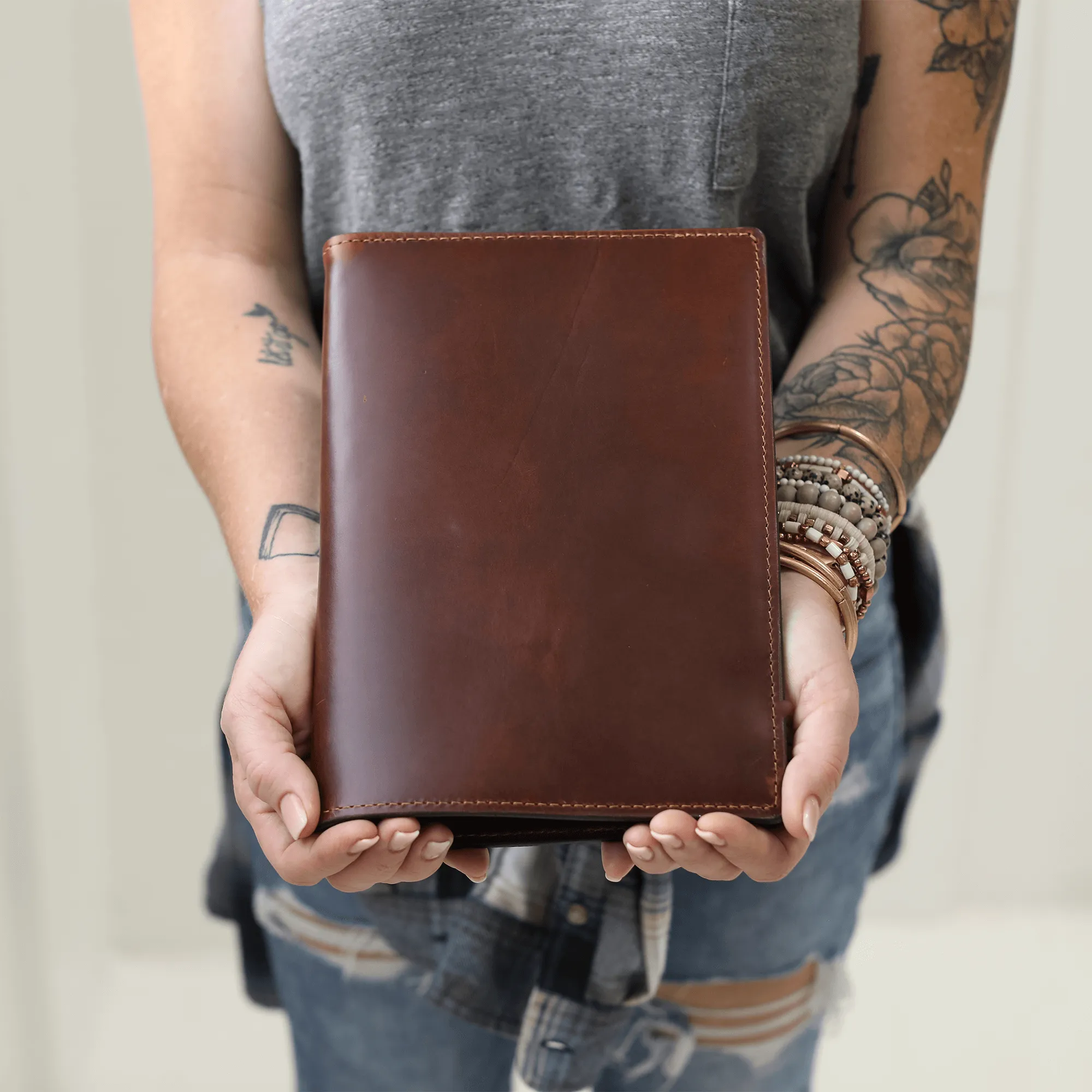 Leather Steno Pad by Lifetime Leather Co