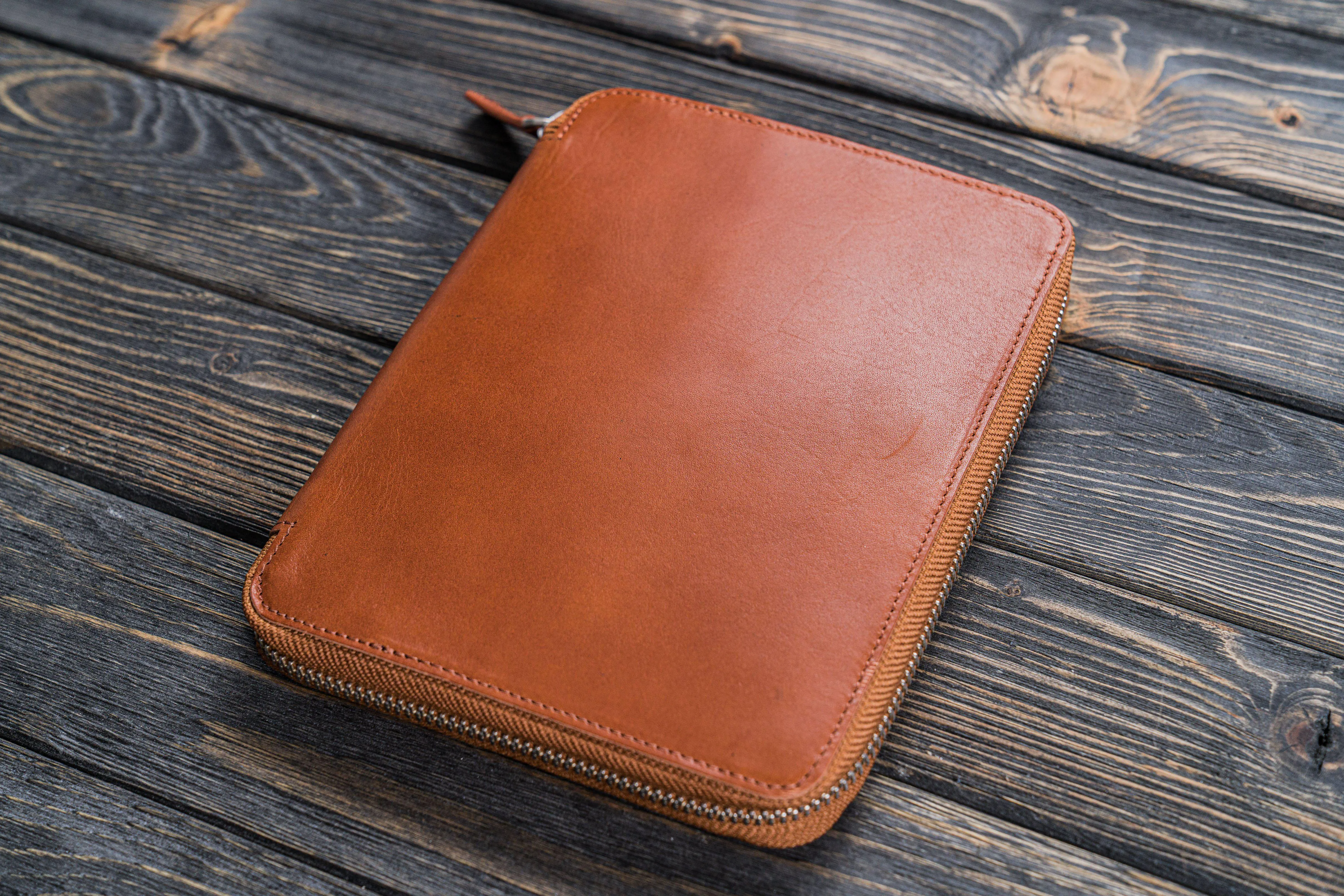 Leather Zippered A5 Leuchtturm1917  Notebook Folio - Brown