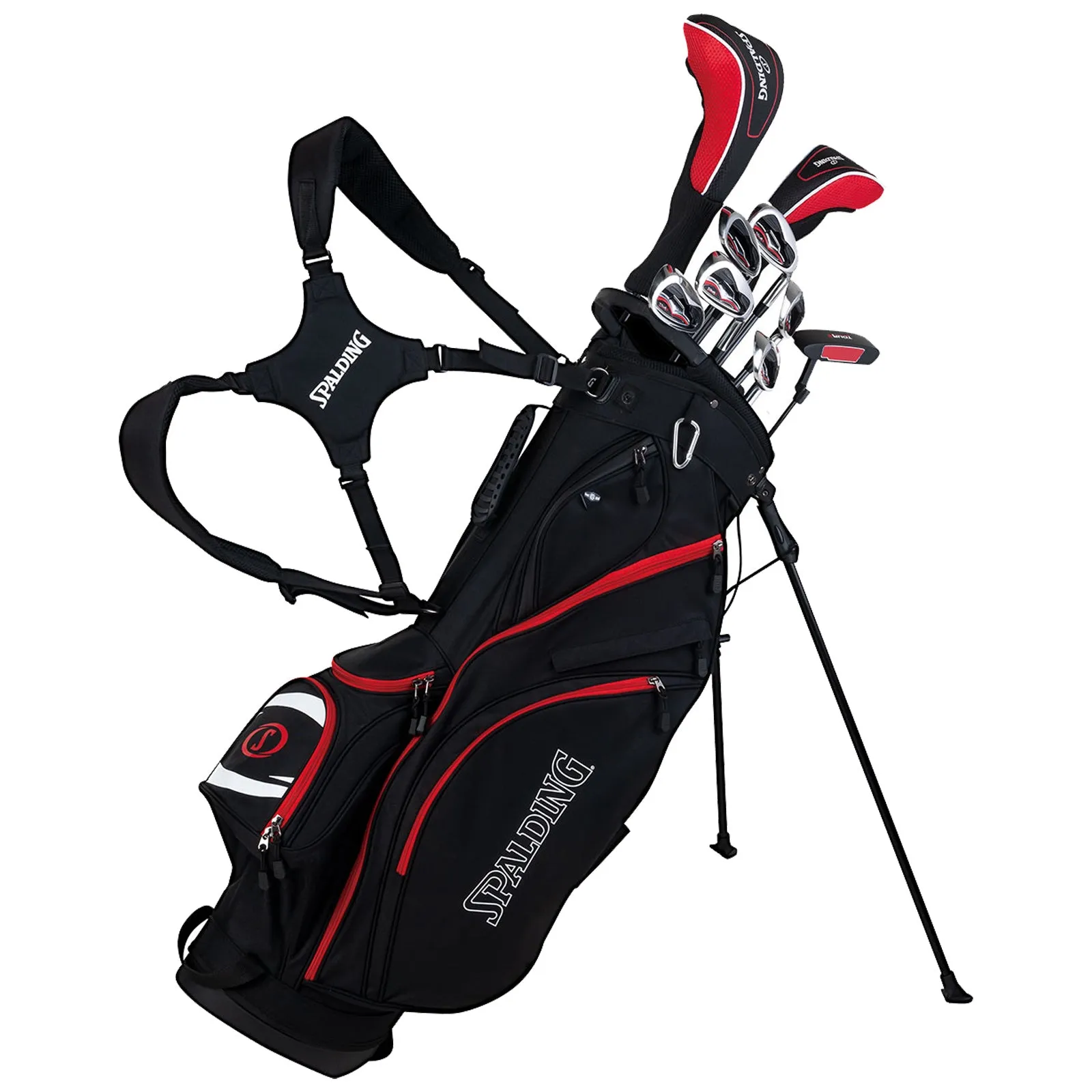 Left Handed Spalding Golf Mens Tour 2 Full Package Set (10 Piece)