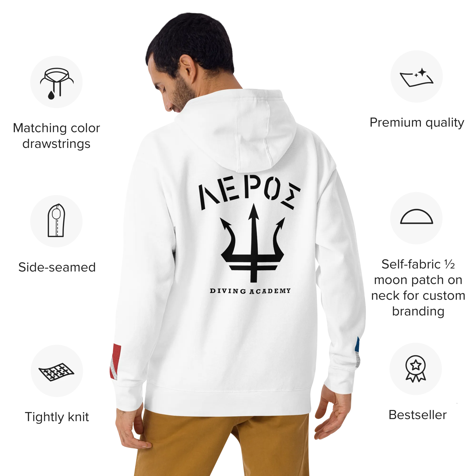 Leros Diving Academy Greece Unisex Hoodie