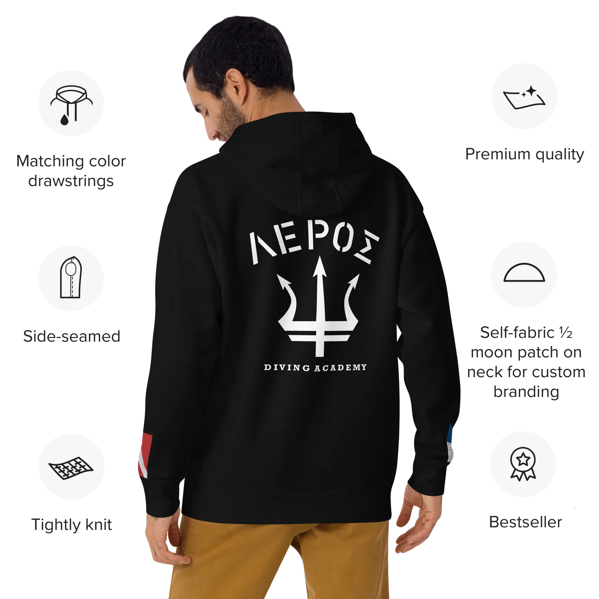 Leros Diving Academy Greece Unisex Hoodie