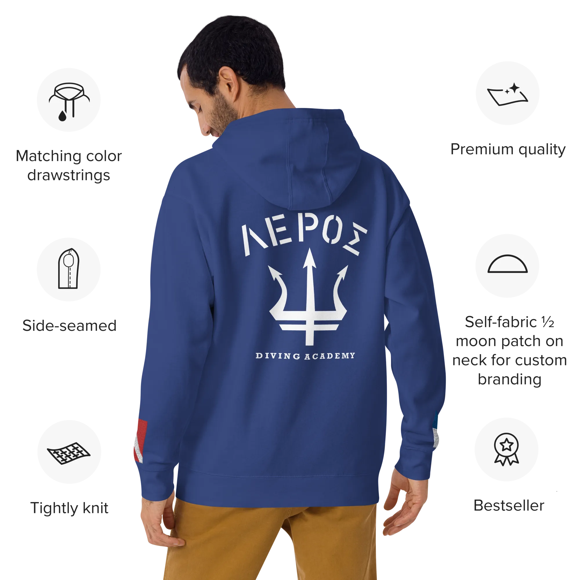 Leros Diving Academy Greece Unisex Hoodie