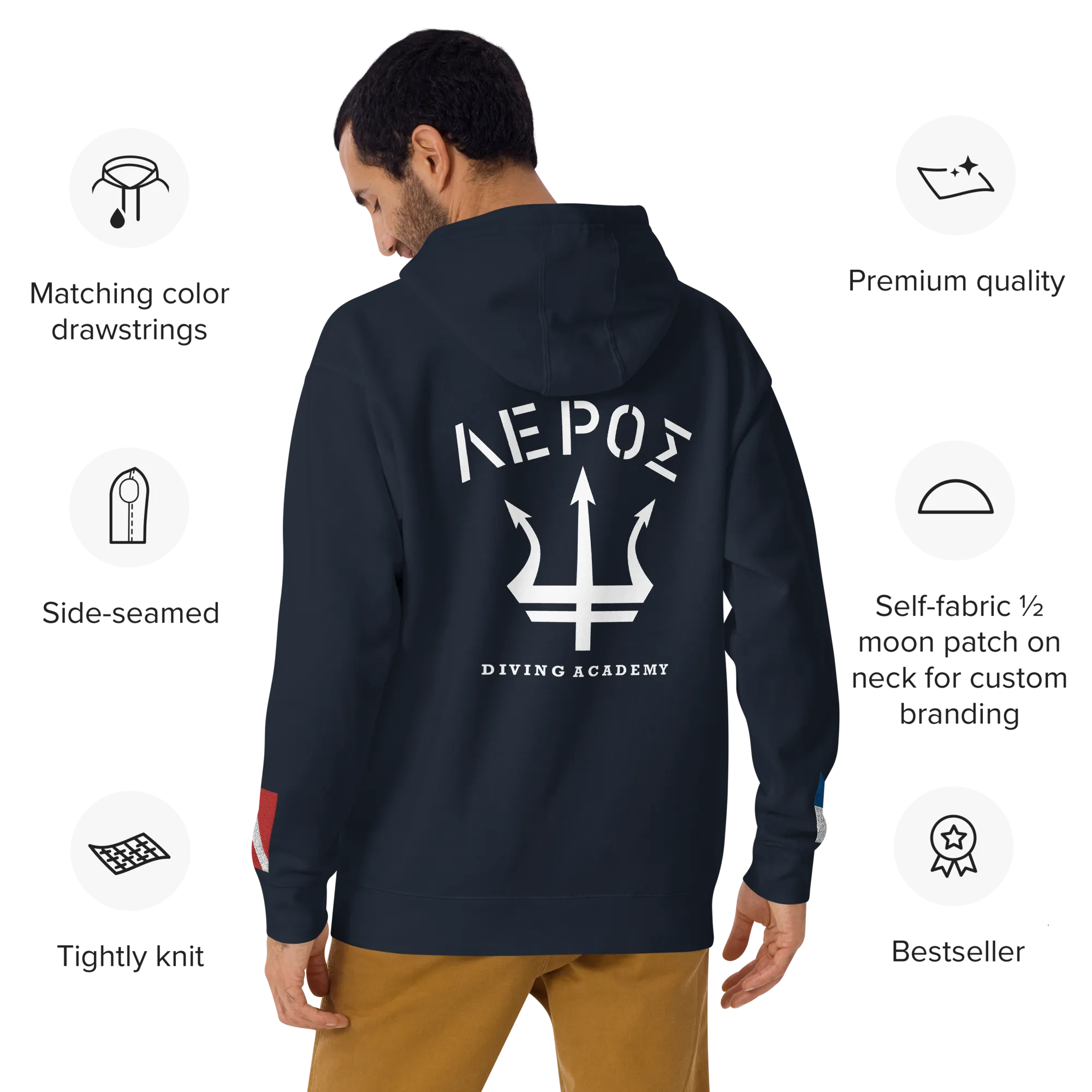 Leros Diving Academy Greece Unisex Hoodie