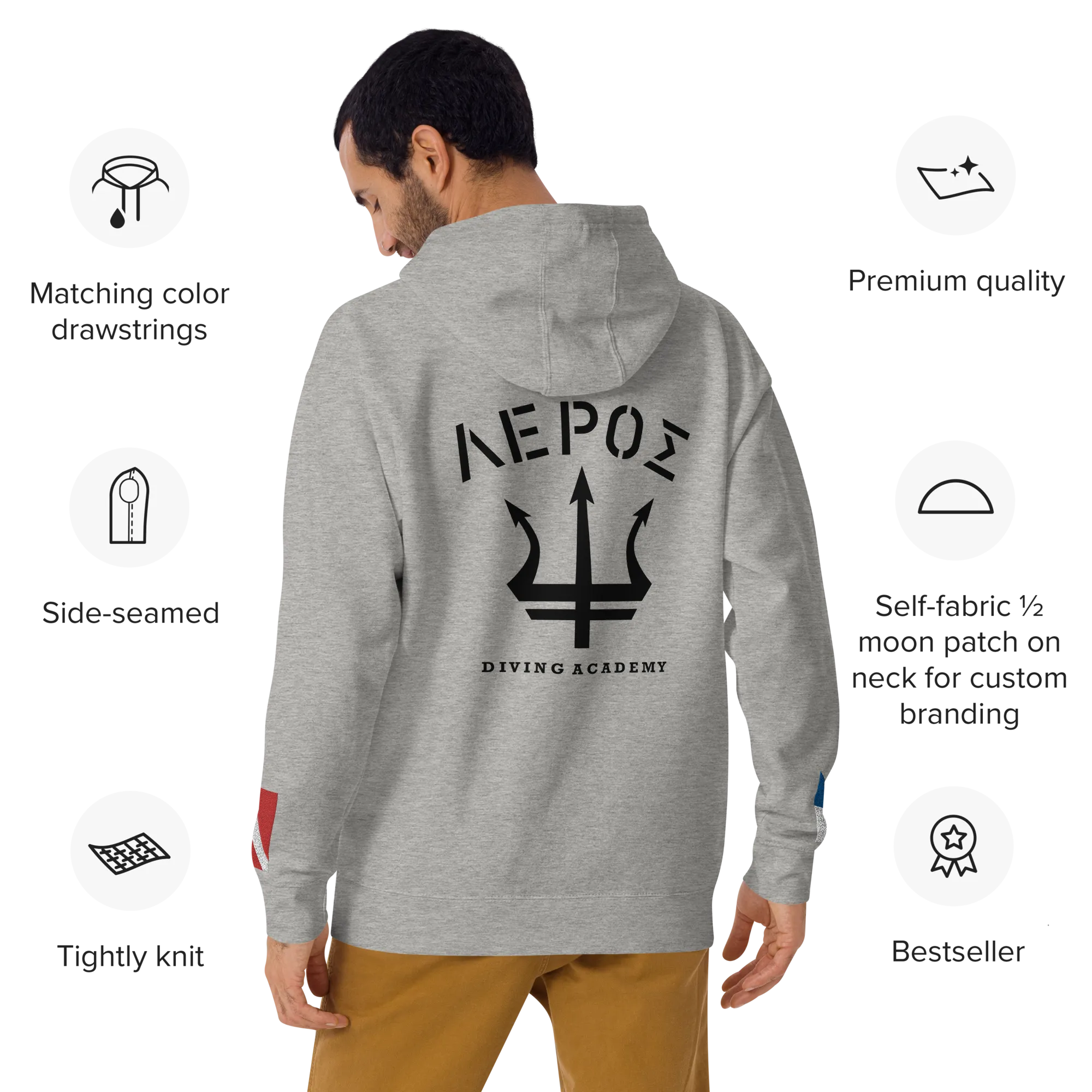 Leros Diving Academy Greece Unisex Hoodie