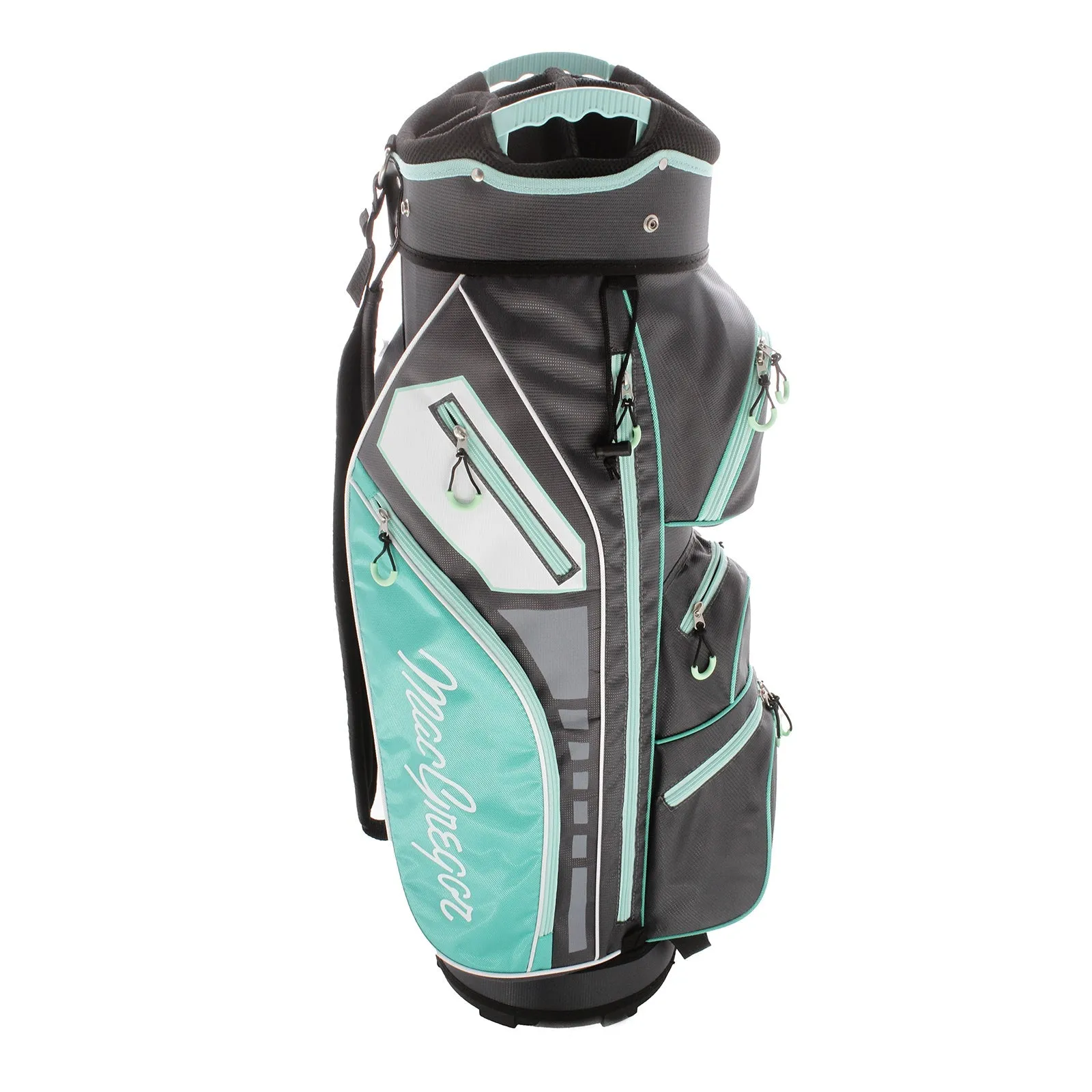 MacGregor Ladies Cart Bag - Gray/White/Green