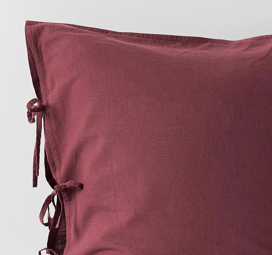 Maison Vintage Standard Pillowcase Syrah