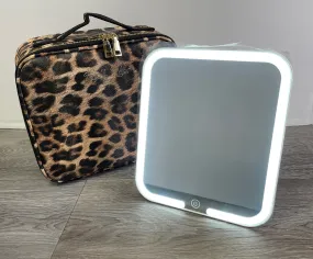 Make-up Case with removable LED Mirror