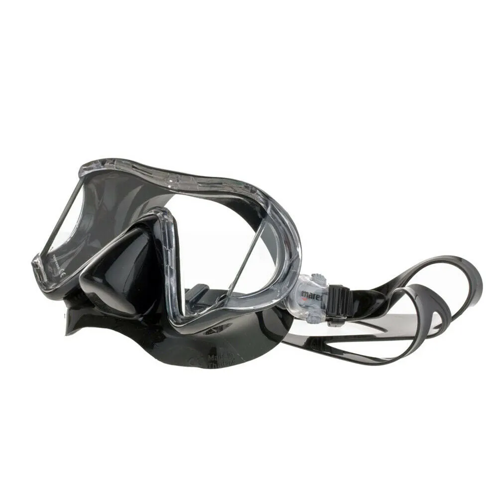 Mares i3 Mask With Foldable Snorkel Set (Black)