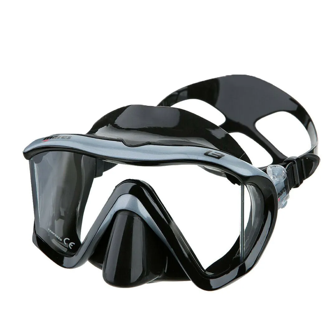 Mares i3 Mask With Foldable Snorkel Set (Black)