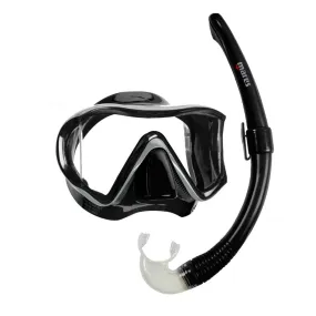 Mares i3 Mask With Foldable Snorkel Set (Black)