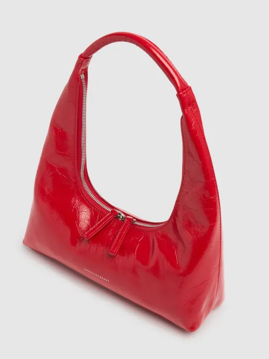 Marge Sherwood   Hobo crinkled leather shoulder bag 